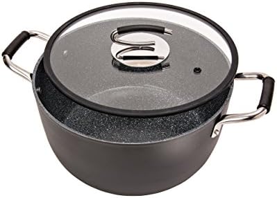 8 Qt Nonstick Dutch Oven Made in Italy PTFE-Free Induction-Friendly