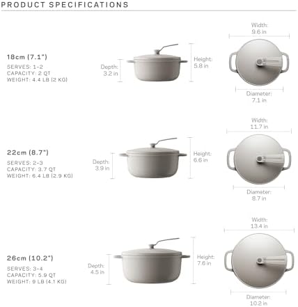 Precision Cast Iron Oven Pot with Handle