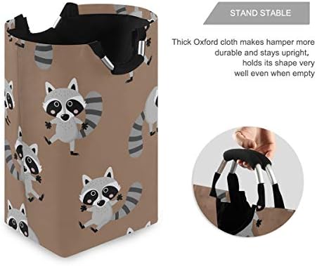 MOYYO Animal Cute Raccoon Laundry Basket - Durable Collapsible Organizer