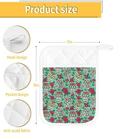 Cute Halloween Pot Holders Set with Useless Features for Kitchen