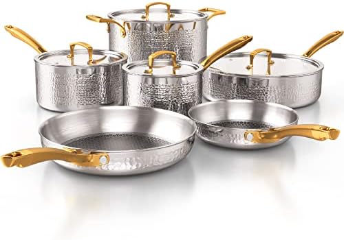 Homaz Life Tri-Ply Stainless Steel Cookware Set