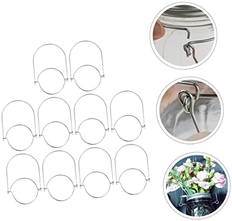 Stainless Steel Mason Jar Hangers with Multiple Uses for Easy Storage