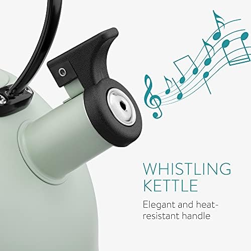 Navaris Stove Top Whistling Tea Kettle