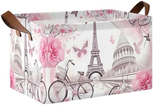 Eiffel Tower Storage Basket 2 Pack