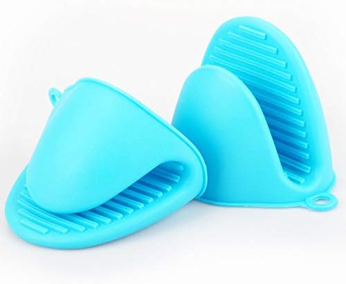 2-Pair Silicone Oven Gloves Set - Heat Resistant