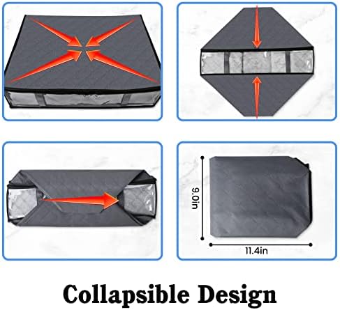 Your Bed Needs This StorageRight Under Bed Container Grey 2-Pack