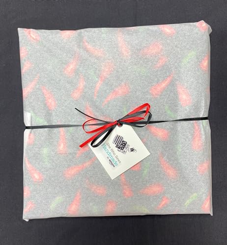 Heat-Reflective Red and Green Chili Peppers Potholders for Cooking