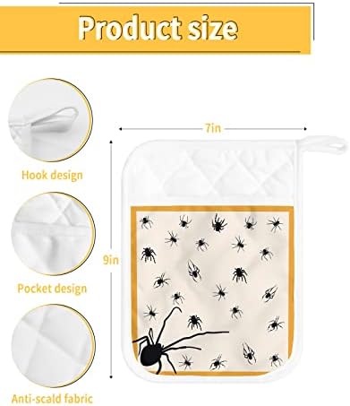 Scary Halloween Obtuse Pot Holder Set for the Kitchen