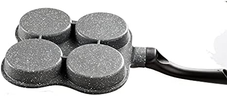 Rust-Resistant 4-Cup Egg Frying Pan