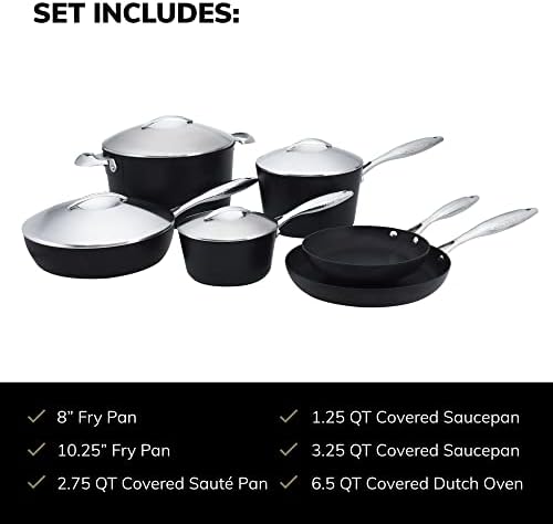 Professional 10-Piece Cookware Set
