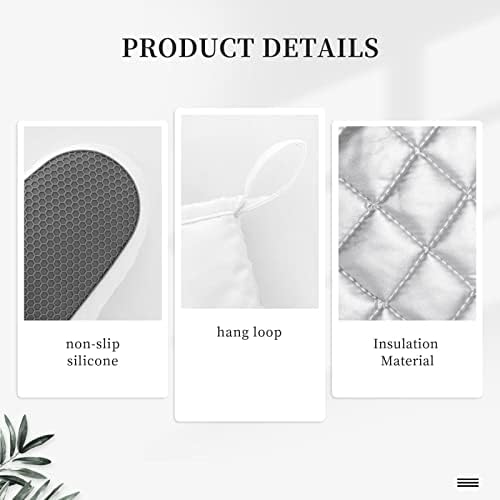 4-Piece Heat Resistant Sunflowers Oven Mitt Set