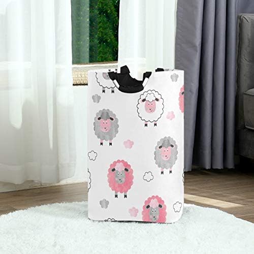 MOYYO Foldable Laundry Basket with Durable Handles