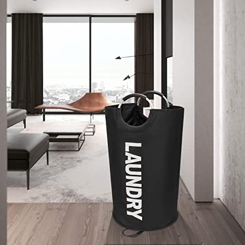 Your Must-Have Standing Laundry Basket for Busy Families 90L Capacity Black