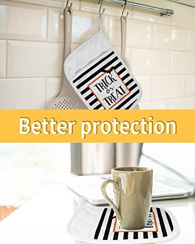 Halloween Bats Heat-Resistant Pot Holders Set of 5