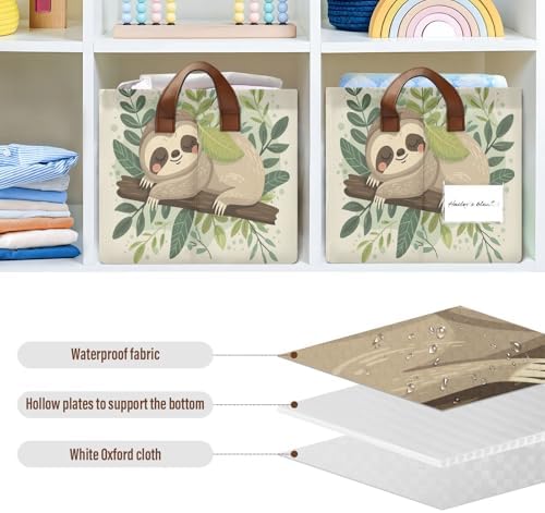 Sloth Storage Basket Collapsible 32L Waterproof - Perfect for Organisation