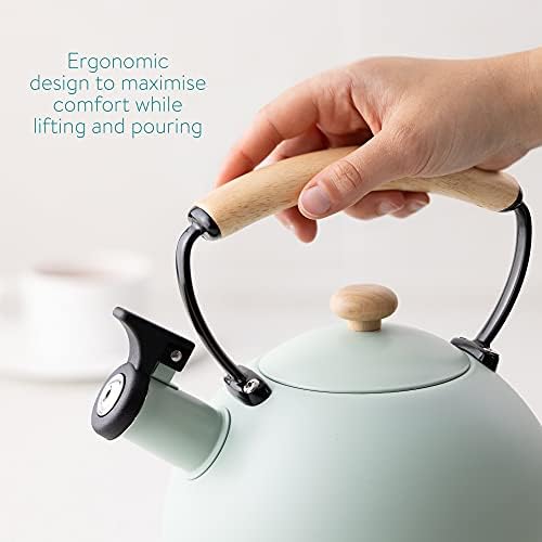 Navaris Stove Top Whistling Tea Kettle