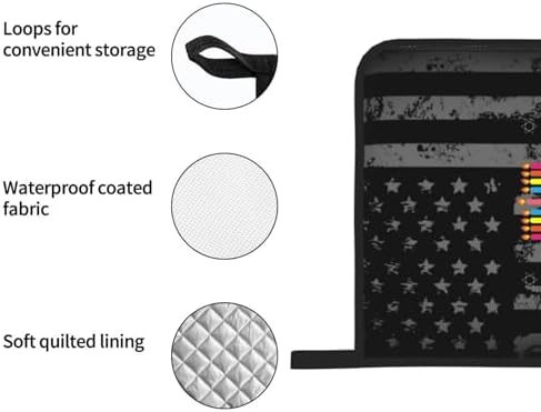 Happy Hanukkah 2023 Oven Mitts and Pot Holders Set - Heat Resistant Kitchen Essentials