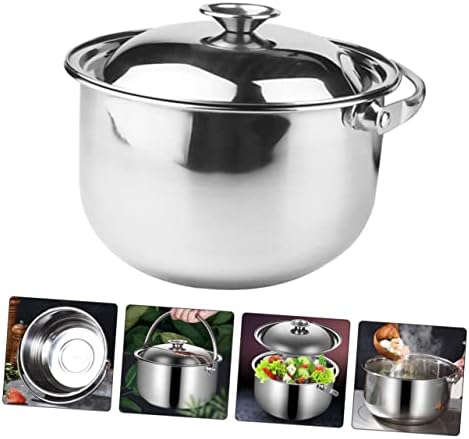 MOTHNURStainless Steel Mixing Bowls Set with Lid for Cooking