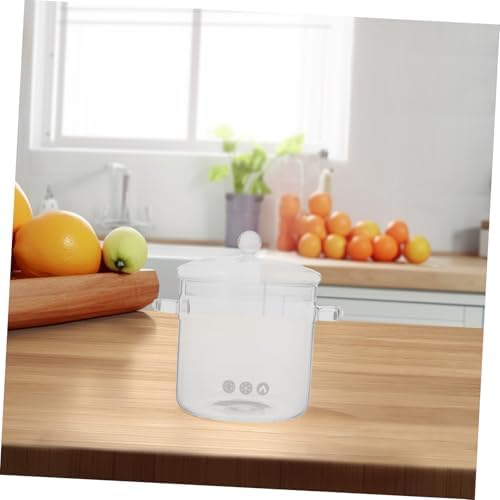 Clear Glass Cooking Pot with Lid for Stove
