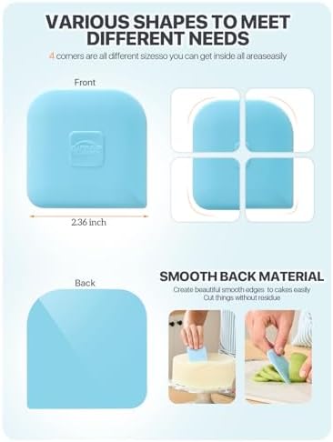 Compact Pan Scrape Set slip-resistant non-stick ergonomic