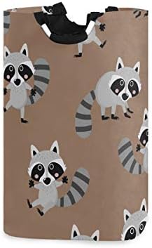 MOYYO Animal Cute Raccoon Laundry Basket - Durable Collapsible Organizer