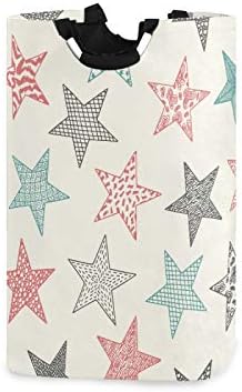 Susiyo Vintage Stars Foldable Laundry Basket