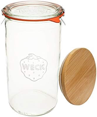 Weck Jar 15L Glass Jar with Airtight Lid