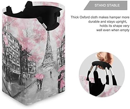 Stylish Eiffel Tower Laundry Hamper Basket