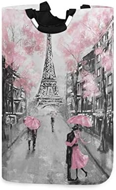 Stylish Eiffel Tower Laundry Hamper Basket