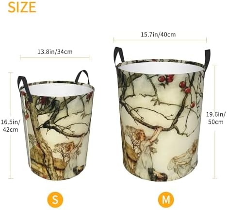 Collapsible Laundry Basket Victorian Design Durable Storage Solution