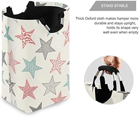 Susiyo Vintage Stars Foldable Laundry Basket