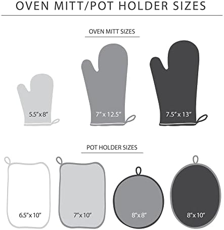 High-Quality Heat-Resistant Oven Mitt Set Majestic Yellow Non-Slip Potholders