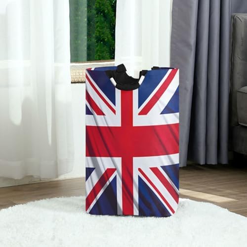 British Flag Folding Laundry Hamper