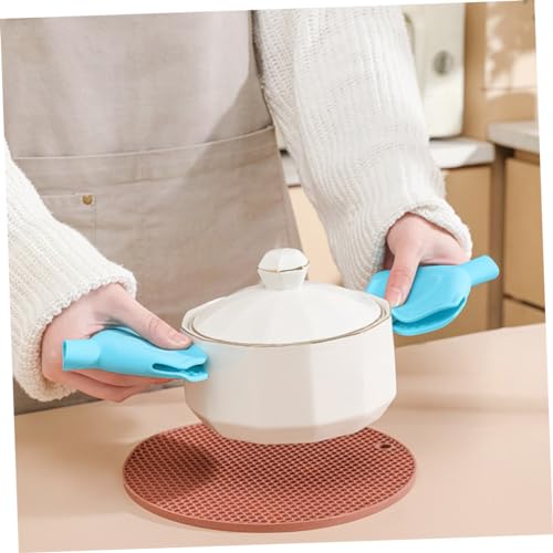 Adjustable Silicone Kitchen Gadget Heat Resistant Pot Opener Holder