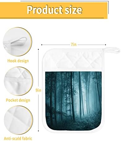 Halloween Forest 5-Piece Pot Holder Set