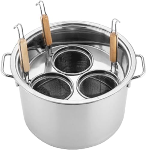 AttreX Stainless Steel Pasta Pots Set with 3 Holes