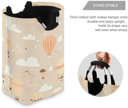 Kigai Collapsible Laundry Basket with Handles - Durable Waterproof