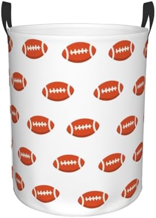 Football Laundry Hamper Collapsible with Handles