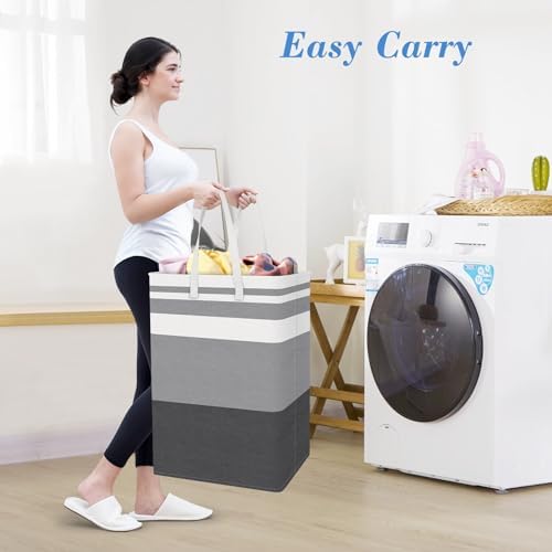 BlissTotes 3-Pack Freestanding Laundry Basket