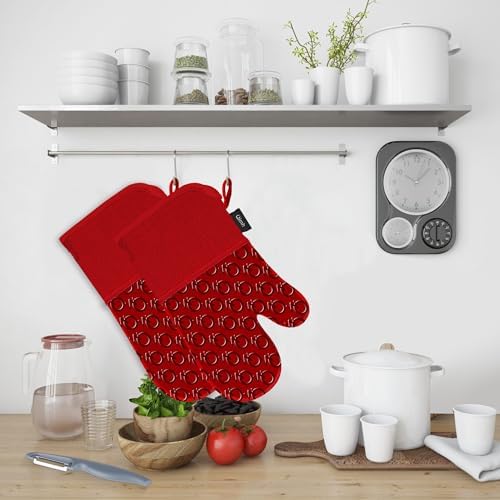 Double-Layer Oven Mitts for Baking Cookware Set