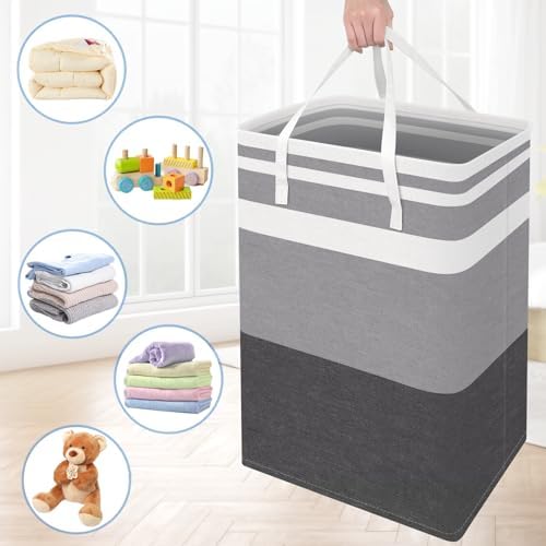 BlissTotes 3-Pack Freestanding Laundry Basket