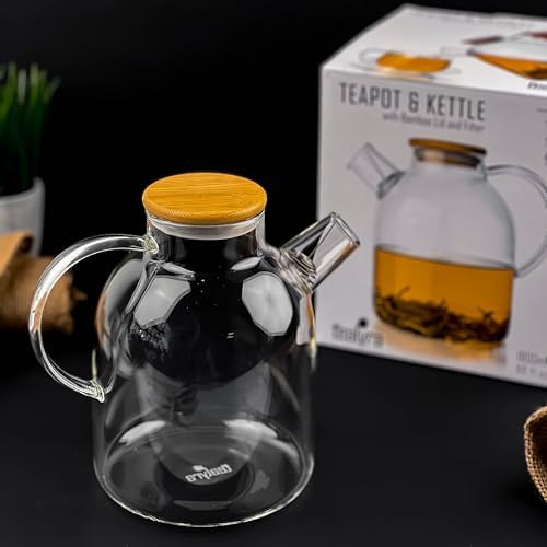 Tealyra - Stove-Top Safe 60oz - Borosilicate Glass Pitcher