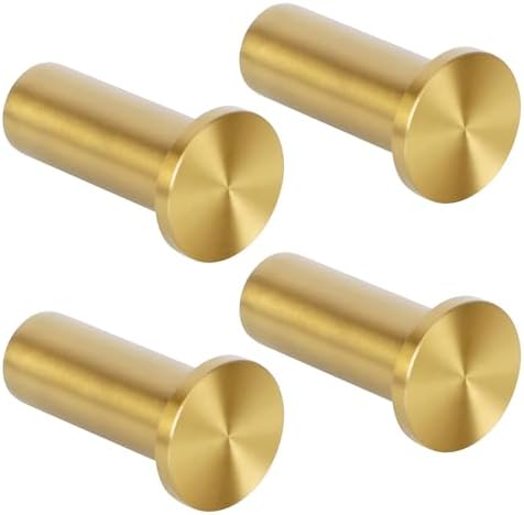 Durable Gold Coated Towel Hook for Bathroom Organization