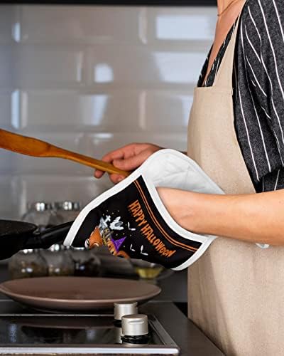 HilariousM Spooky Halloween 5-Piece Pot Holder Set