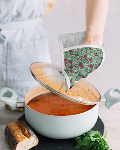 Cute Halloween Pot Holders Set with Useless Features for Kitchen