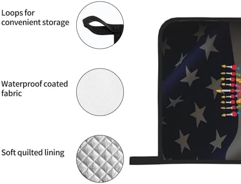 Rqwaaed Premium Heat-Resistant Oven Mitts Set