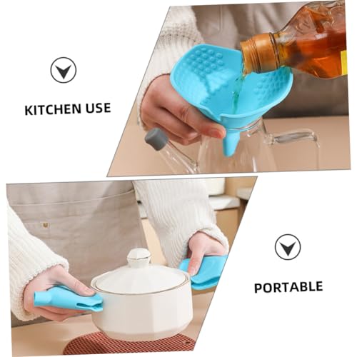 Adjustable Silicone Kitchen Gadget Heat Resistant Pot Opener Holder
