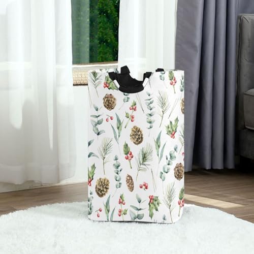 Kigai Collapsible Laundry Basket with Handles for Easy Storage