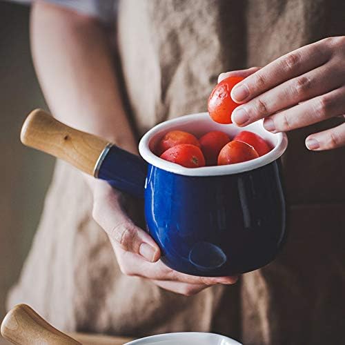 Mini Enamel Milk Pot for Easy Heating