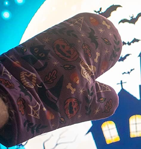 Crazy Dog Halloween Oven Mitt